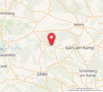 Map of Sankt Leonhard am Hornerwald, Lower Austria