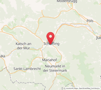 Map of Sankt Lorenzen bei Scheifling, Styria