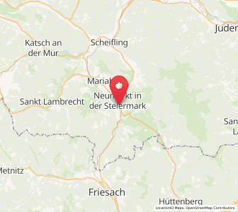 Map of Sankt Marein bei Neumarkt, Styria