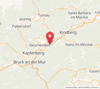 Map of Sankt Marein im Mürztal, Styria