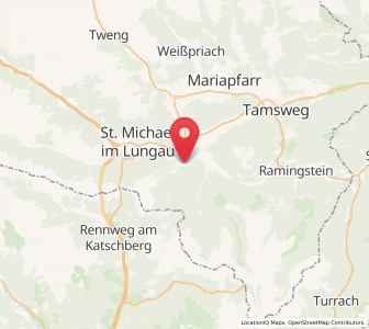 Map of St. Margarethen im Lungau, Salzburg
