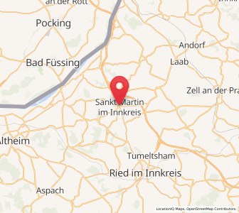 Map of Sankt Martin im Innkreis, Upper Austria