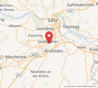 Map of Sankt Martin, Upper Austria