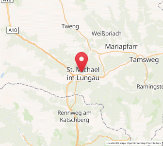Map of St. Michael im Lungau, Salzburg