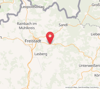 Map of St. Oswald bei Freistadt, Upper Austria