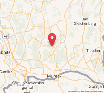 Map of Sankt Peter am Ottersbach, Styria