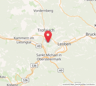Map of Sankt Peter-Freienstein, Styria