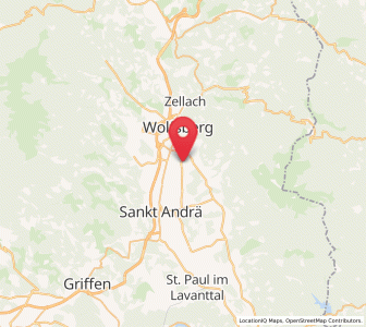 Map of Sankt Stefan im Lavanttal, Carinthia