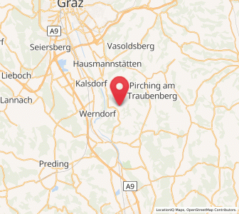Map of Sankt Ulrich am Waasen, Styria