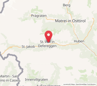 Map of Sankt Veit in Defereggen, Tyrol