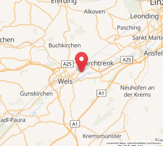 Map of Schafwiesen, Upper Austria