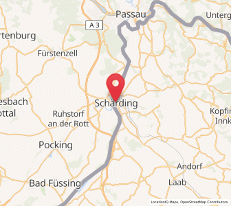 Map of Schärding Innere Stadt, Upper Austria