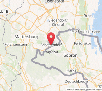 Map of Schattendorf, Burgenland