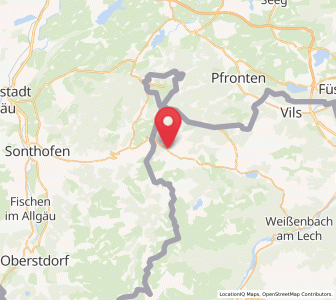 Map of Schattwald, Tyrol