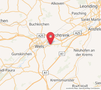Map of Schleißheim, Upper Austria