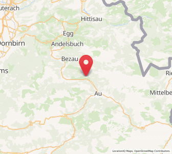 Map of Schnepfau, Vorarlberg