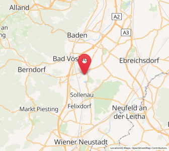 Map of Schönau an der Triesting, Lower Austria
