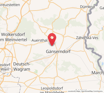 Map of Schönkirchen-Reyersdorf, Lower Austria