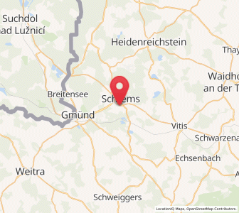 Map of Schrems, Lower Austria