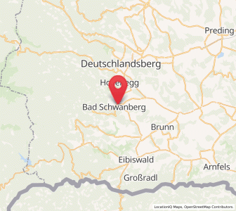 Map of Schwanberg, Styria
