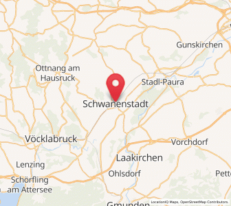 Map of Schwanenstadt, Upper Austria