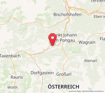 Map of Schwarzach im Pongau, Salzburg
