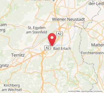 Map of Schwarzau am Steinfeld, Lower Austria