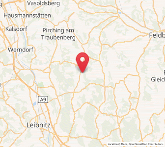 Map of Schwarzau im Schwarzautal, Styria