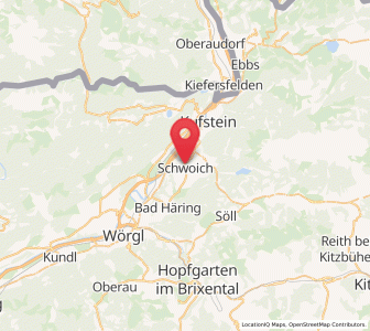 Map of Schwoich, Tyrol
