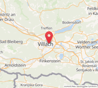 Map of Seebach, Carinthia