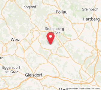 Map of Siegersdorf bei Herberstein, Styria