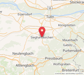 Map of Sieghartskirchen, Lower Austria