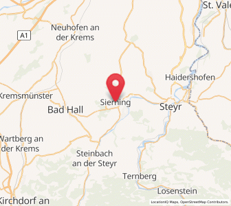 Map of Sierning, Upper Austria
