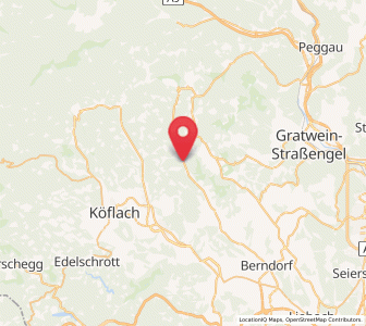 Map of Södingberg, Styria