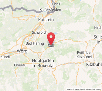 Map of Söll, Tyrol