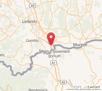 Map of Spielfeld, Styria