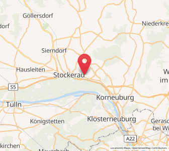 Map of Spillern, Lower Austria
