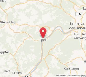 Map of Spitz an der Donau, Lower Austria