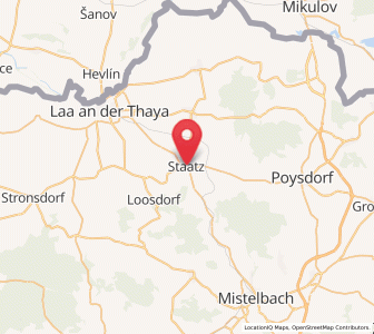 Map of Staatz, Lower Austria