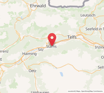 Map of Stams, Tyrol
