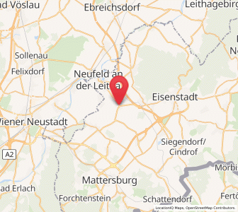 Map of Steinbrunn, Burgenland
