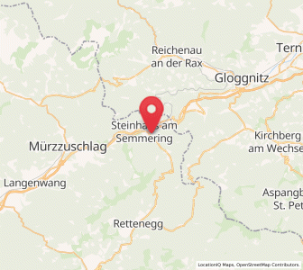 Map of Steinhaus am Semmering, Styria
