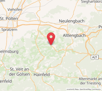 Map of Stössing, Lower Austria