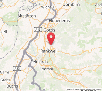 Map of Sulz, Vorarlberg