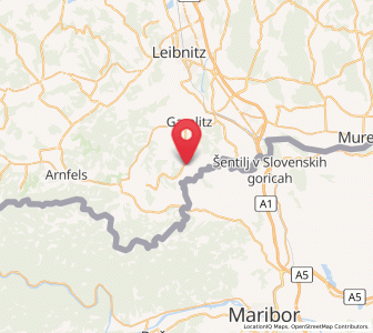 Map of Sulztal an der Weinstraße, Styria