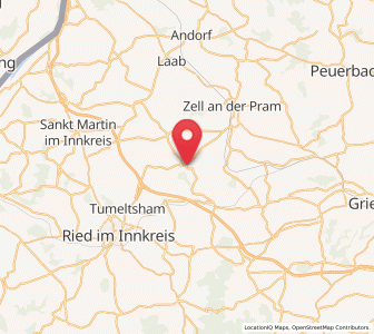Map of Taiskirchen im Innkreis, Upper Austria