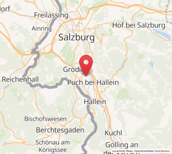Map of Taxach, Salzburg