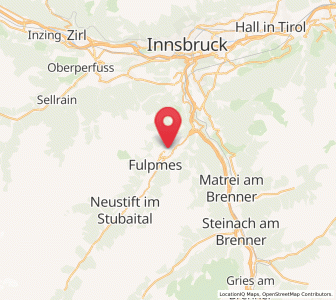 Map of Telfes im Stubai, Tyrol