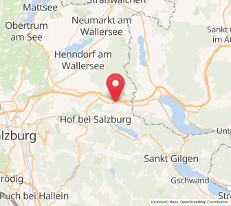 Map of Thalgau, Salzburg
