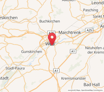 Map of Thalheim bei Wels, Upper Austria